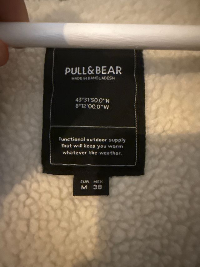 Chaqueta Pull&Bear verde forrada