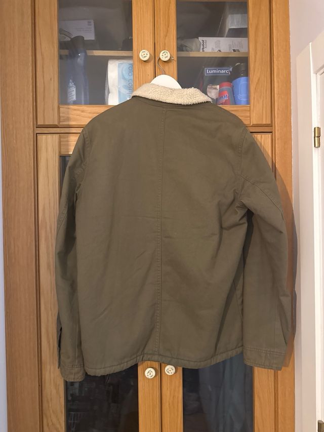 Chaqueta Pull&Bear verde forrada