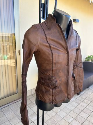 Giacca in pelle Maliparmi