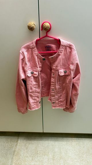 Chaqueta vaquera rosa Mayoral Talla M