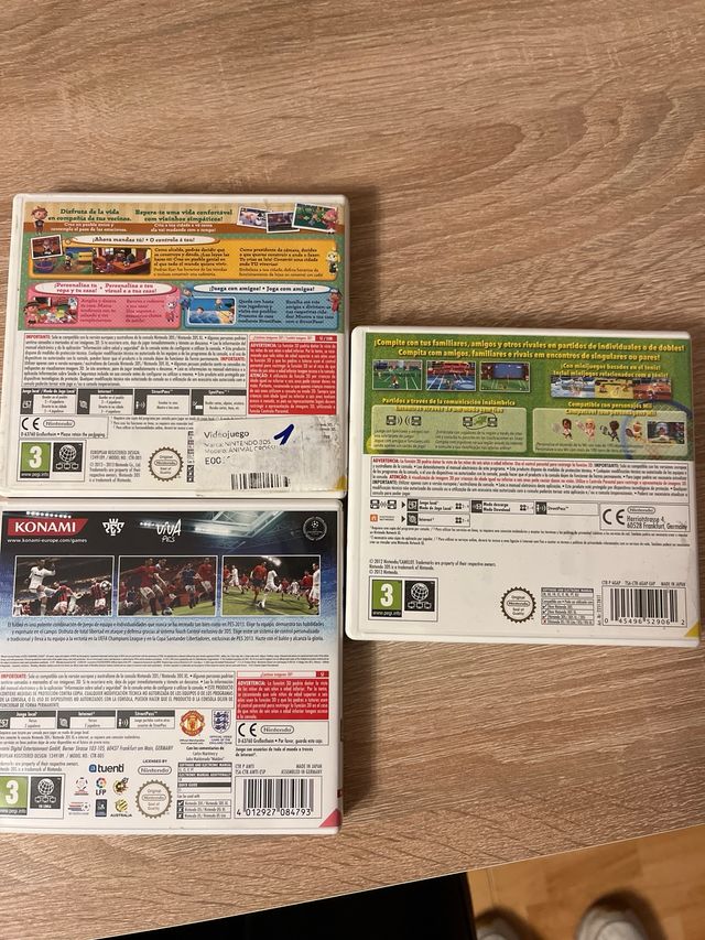 Pack 3 Juegos Nintendo 3DS: PES 2013, Animal Cross
