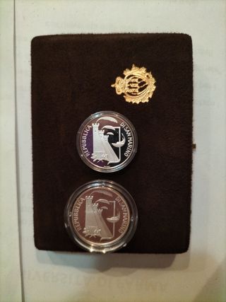 Dittico monete argento San Marino 1988