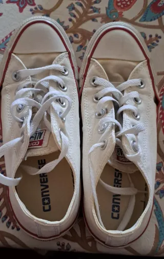 Bambas Converse Blancas Talla 36,5