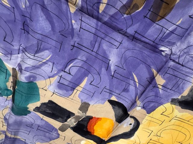 Pañuelo Seda Carolina Herrera Flores Toucan