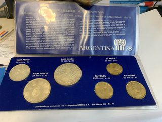 Monedas Conmemorativas Mundial Argentina 1978