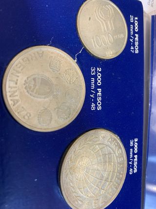 Monedas Conmemorativas Mundial Argentina 1978