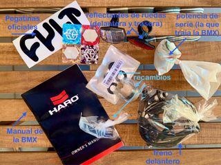 BMX HARO DOWNTOWN 20,5» CON RICAMBI PROFESSIONALI 