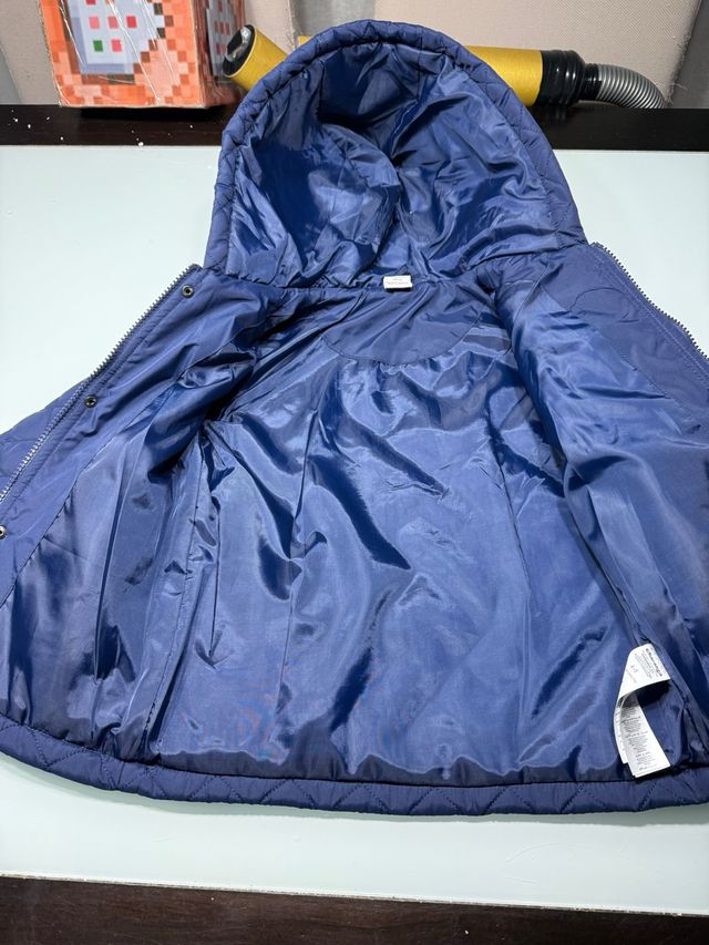 Chaqueta acolchada azul 4/5 años