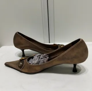 Scarpe décolleté donna dorate 39