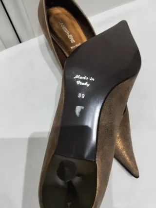 Scarpe décolleté donna dorate 39