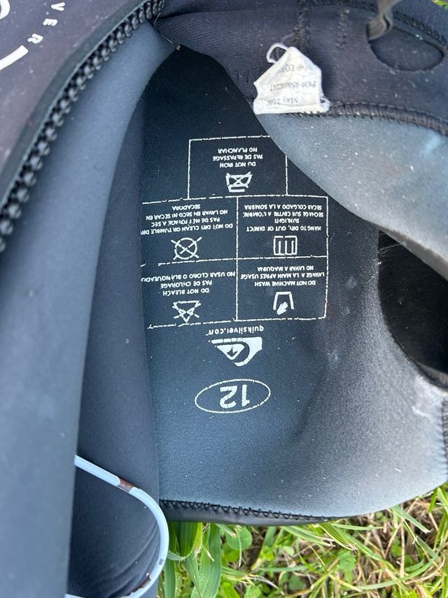 Neopreno Quiksilver Talla M