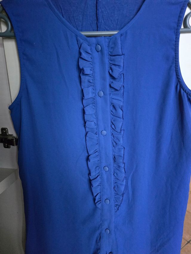 Maglia Intimissimi blu con rouches