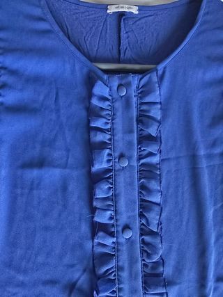 Maglia Intimissimi blu con rouches