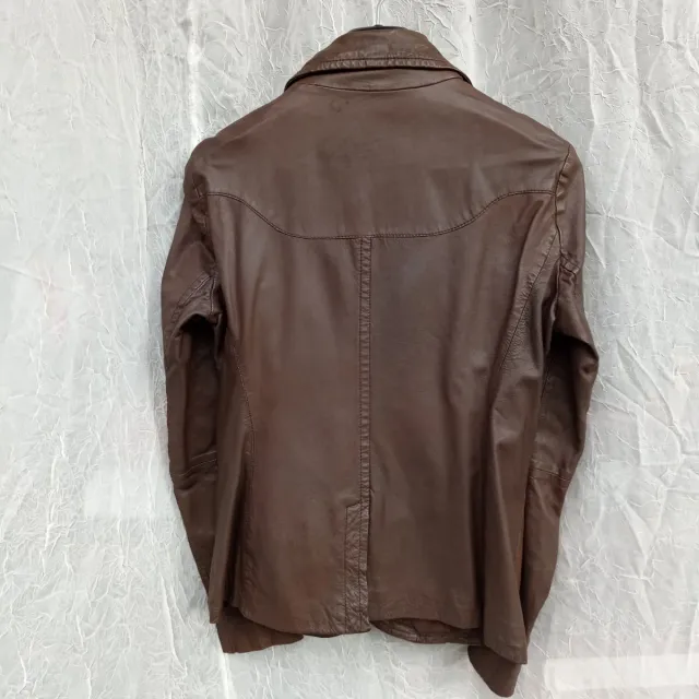 Giacca in pelle Part Two marrone