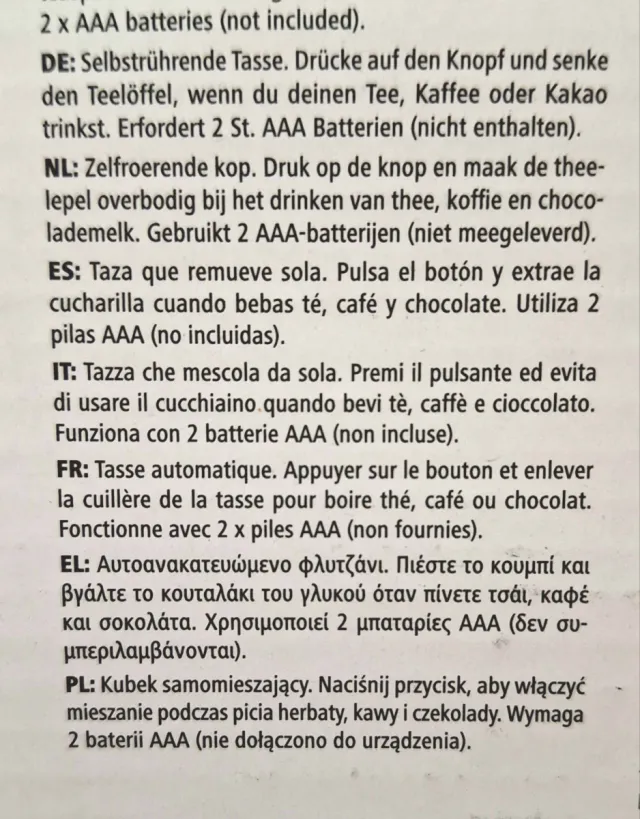 Taza automática For lazy Coffee lovers