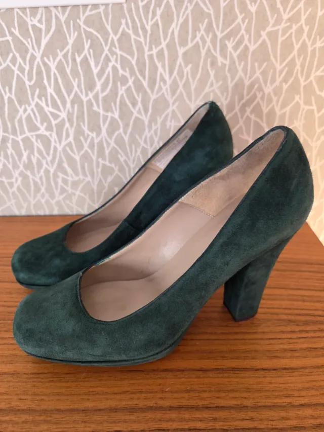 Zapatos UNISA Talla 38 Verde