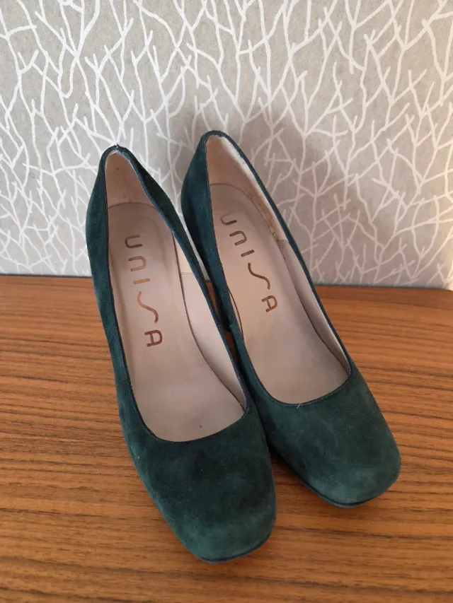 Zapatos UNISA Talla 38 Verde