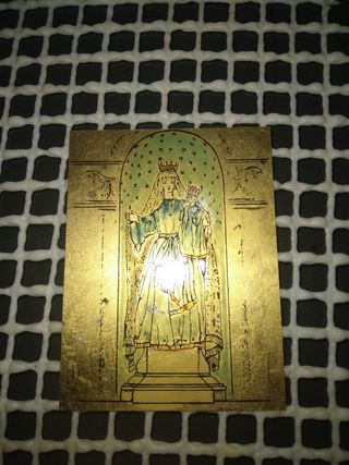 Croce in argento e 3 oggetti Religiosi su ametista