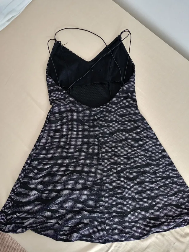 Vestido fiesta mujer brillos