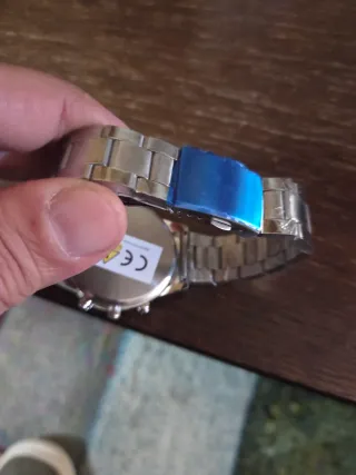 Orologio Geneva Argento e Nero