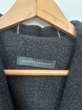 Cappotto donna SANDRO FERRONE fantasia quadri