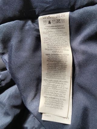 Parka Milano Azul Oscuro Talla XXL