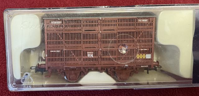 Vagón Jaula para Ganado Electrotren.