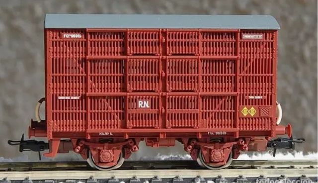 Vagón Jaula para Ganado Electrotren.