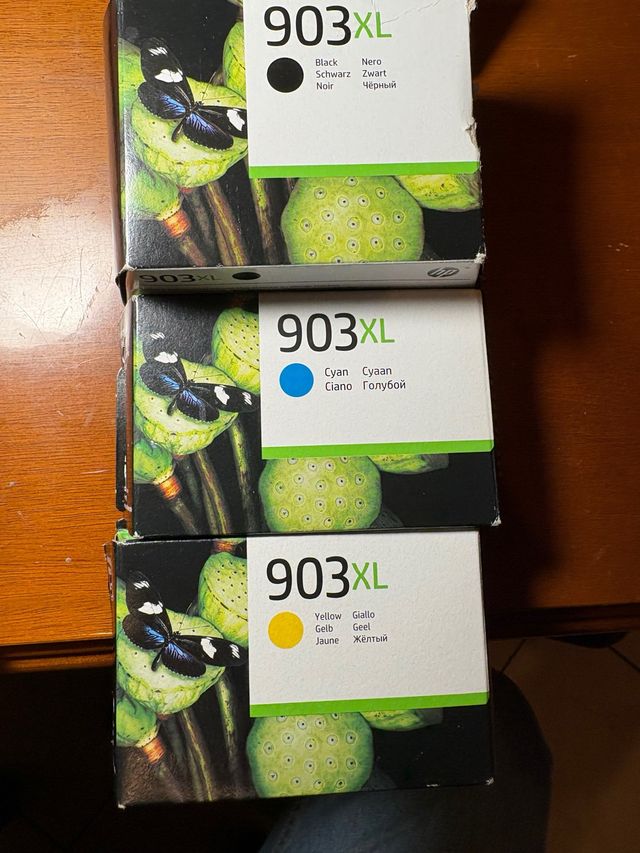 3 cartucce HP 903XL originali