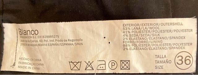 Chaleco estilo Lady Blanco Talla 36