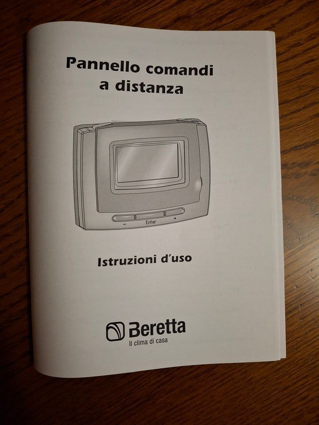 Pannello comandi a distanza Beretta REC05