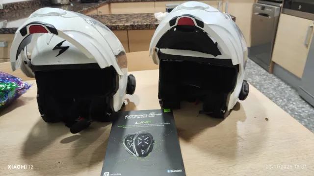 Cascos Moto Scorpion + Interfono Interphone Link