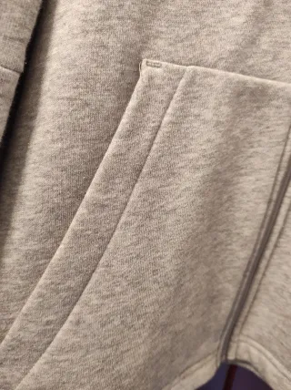 Sudadera Adidas Gris con Cremallera