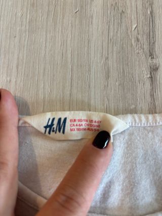 Canottiera H&M con tigrotti bambina 110/116 cm