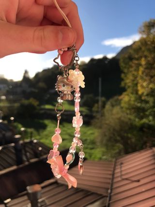 Colgante Hello Kitty con Abalorios