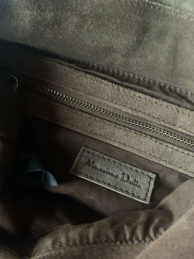 Bolso Massimo Dutti flecos y lentejuelas