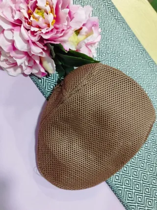 Berretto uomo marrone mesh