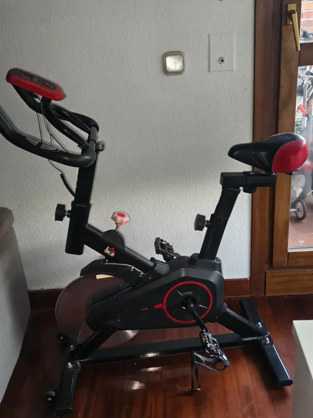 Bicicleta Estática Homcom con Pantalla
