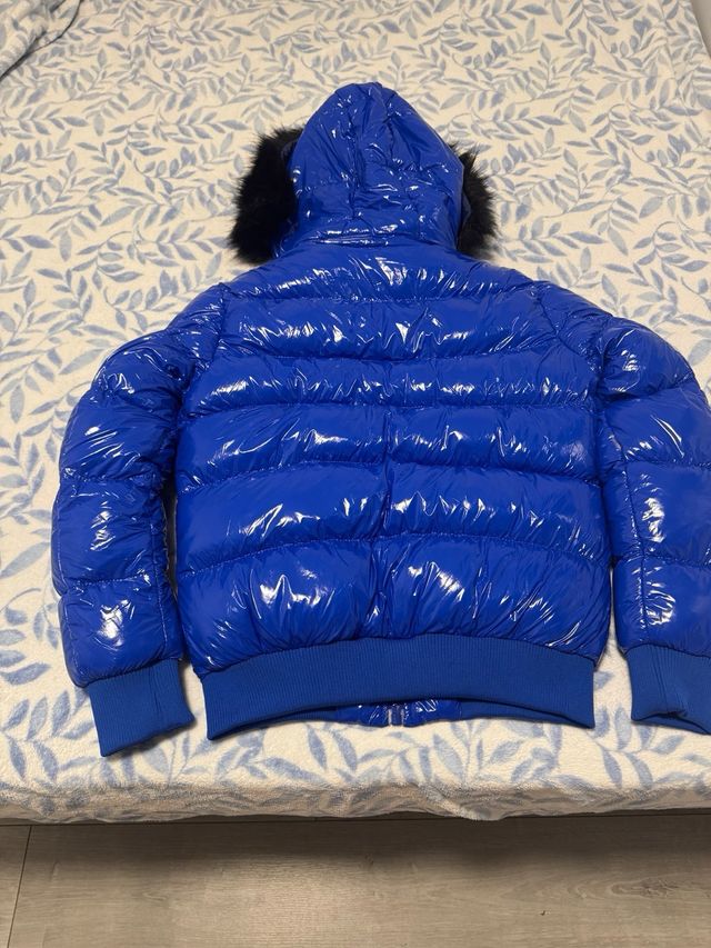 Abrigo Moncler Azul Brillante