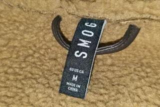 Chaqueta piloto marrón con parches