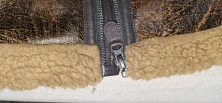 Chaqueta piloto marrón con parches