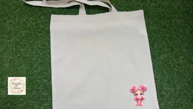 Comunión, regalo.Bolsa de tela personalizada