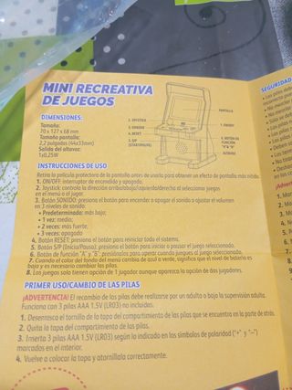 MINI RECREATIVA 120 in 1.