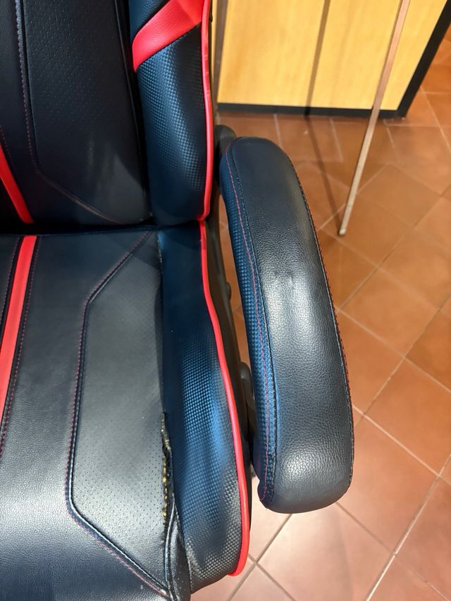 Silla Gaming Ergonómica ThunderX3 Negra/Roja