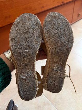 Sandalias Mustang Beige/Marrón Talla 41