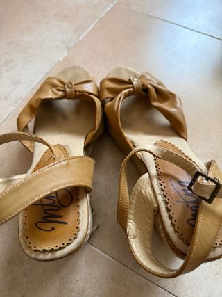 Sandalias Mustang Beige/Marrón Talla 41