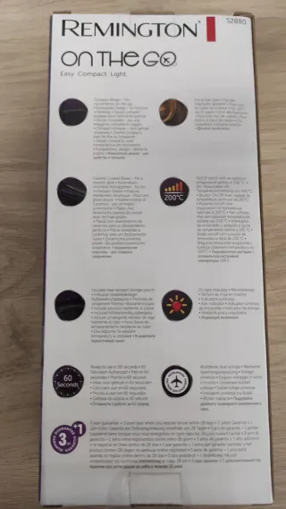 Plancha de pelo Remington On The Go