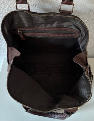 Bolso - Purificación García piel marrón