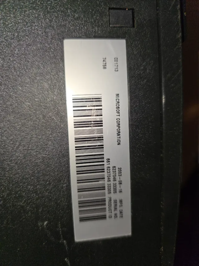 Xbox Clásica Negra Microsoft