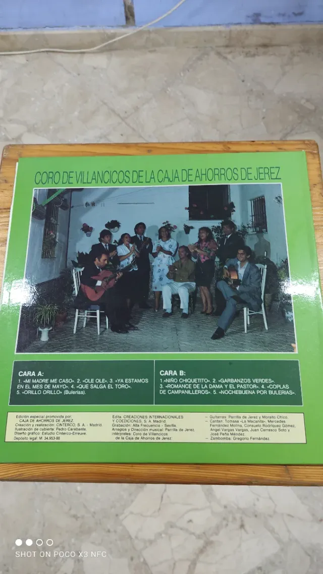 Villancicos flamencos. Vinilo, Así Canta Nuestra T